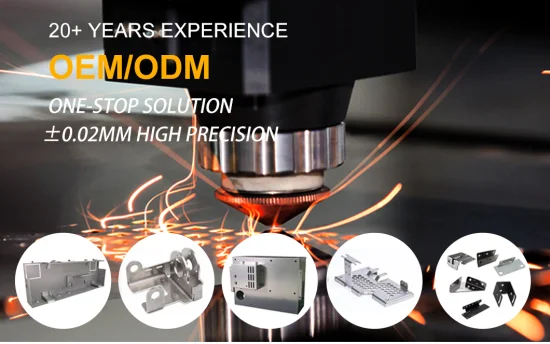 Metal de corte a laser personalizado que dobra a fabricação de chapa metálica de alumínio anodizado de aço inoxidável