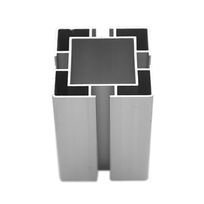 Fábrica de perfil de seção de alumínio com serra de alumínio CNC de extrusão anodizada preta